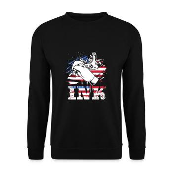 Tattoo Artist Tattoo Artist Tattooed Tattoo - Unisex Sweatshirt - black - Front - Alina (178cm) & Michal (187cm)