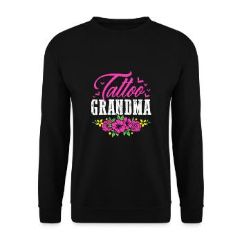 Tattoo Artist Tattoo Artist Tattooed Tattoo - Unisex Sweatshirt - black - Front - Alina (178cm) & Michal (187cm)