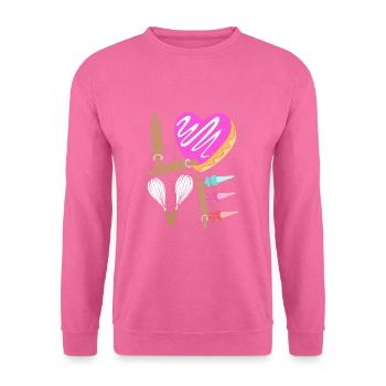 Torte Törtchen Dekoration Kuchen - Unisex Pullover - Pink - Vorne
