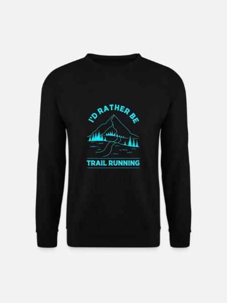 Trail running - Unisex Sweatshirt - black