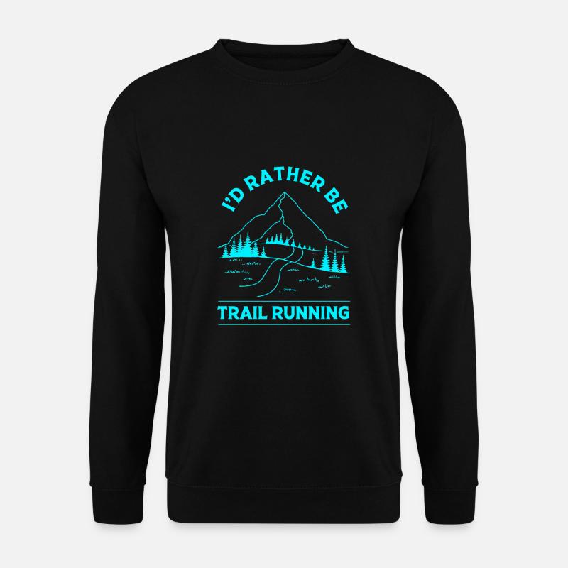 Trail running - Unisex Sweatshirt - black