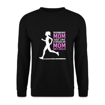 Trail running - Unisex Sweatshirt - black - Front - Alina (178cm) & Michal (187cm)