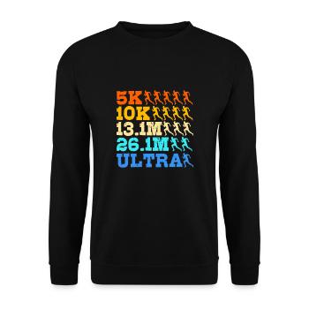 Trailrunning - Unisex Pullover - Schwarz - Vorne - Alina (178cm) & Michal (187cm)