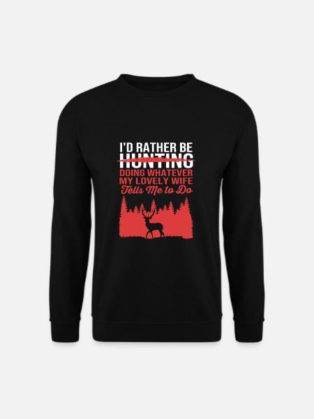 Chasse au chasseur - Sweat-shirt Unisexe - noir