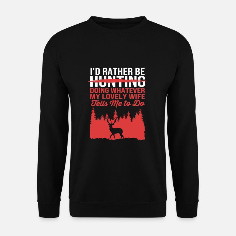 Hunter Hunt - Unisex Sweatshirt - black