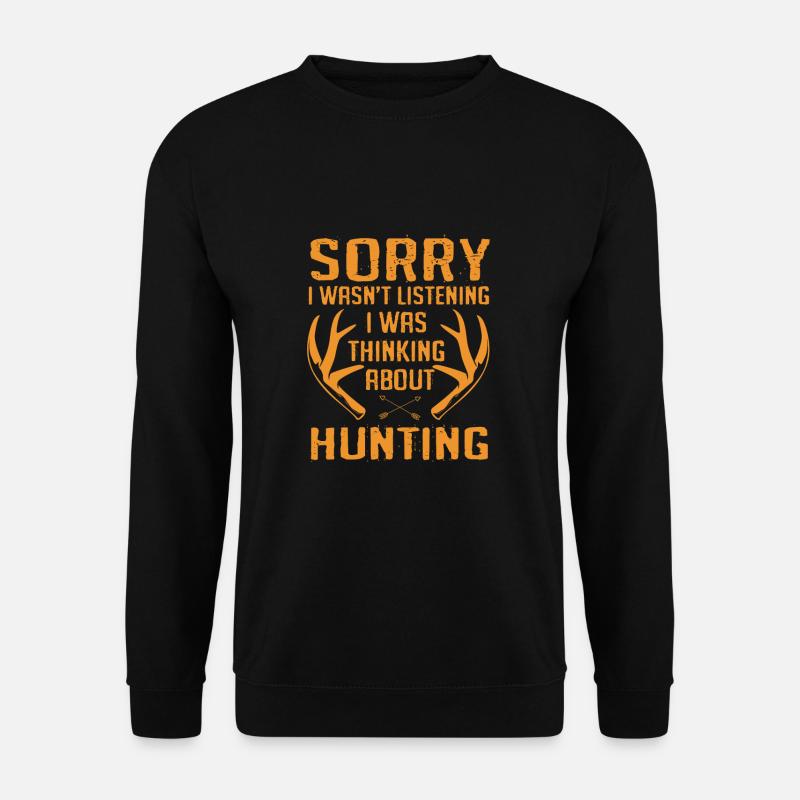 Jäger Jagen - Unisex Pullover - Schwarz