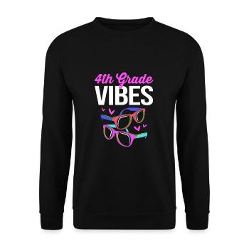 4e année - Sweat-shirt Unisexe - noir - Devant - Alina (178cm) & Michal (187cm)