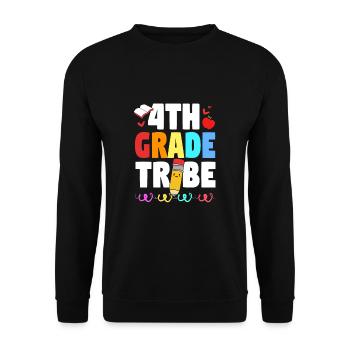 4e année - Sweat-shirt Unisexe - noir - Devant - Alina (178cm) & Michal (187cm)