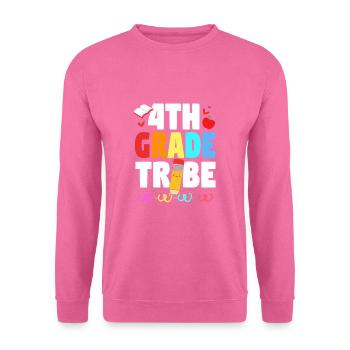 4th Grade - Unisex Sweatshirt - pink - Front