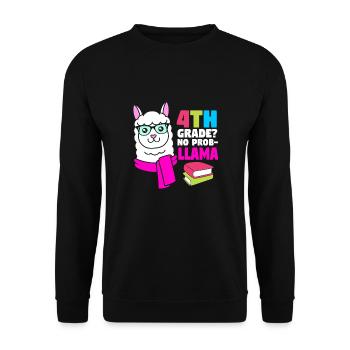 4e année - Sweat-shirt Unisexe - noir - Devant - Alina (178cm) & Michal (187cm)