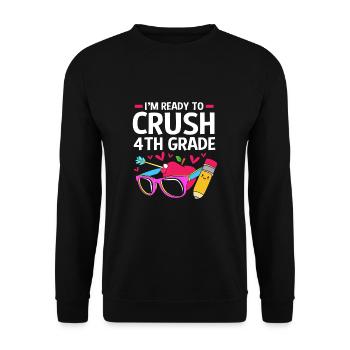 4e année - Sweat-shirt Unisexe - noir - Devant - Alina (178cm) & Michal (187cm)