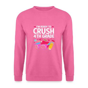 4e année - Sweat-shirt Unisexe - rose - Devant