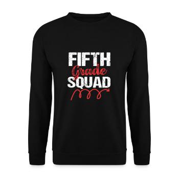 5th Grade - Unisex Sweatshirt - black - Front - Alina (178cm) & Michal (187cm)