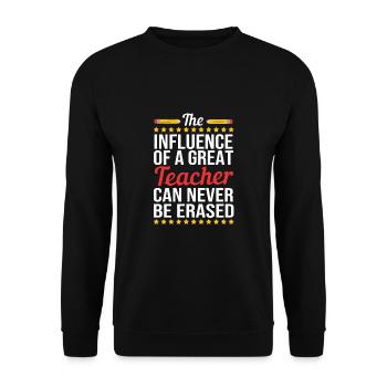 Middle School Teachers - Unisex Sweatshirt - black - Front - Alina (178cm) & Michal (187cm)