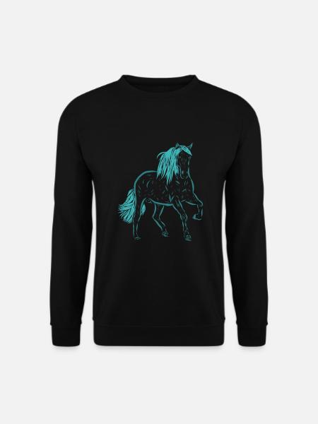 Pferd - Unisex Pullover - Schwarz