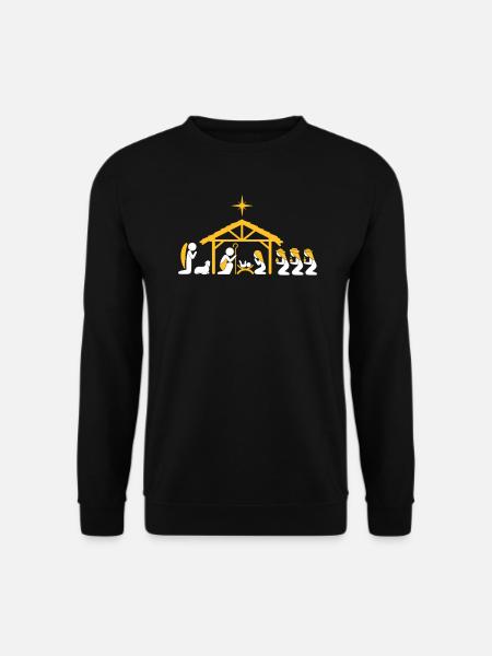 crèche - Sweat-shirt Unisexe - noir