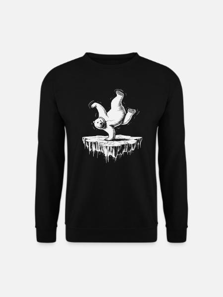 Breakdance Ours polaire - Sweat-shirt Unisexe - noir