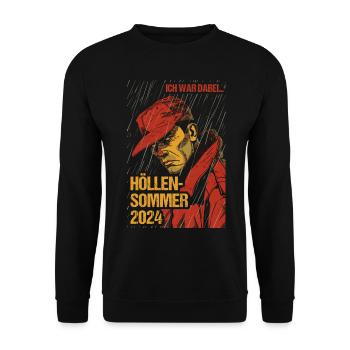 L’été de l’enfer 2024 - J’y étais (pour le noir) - Sweat-shirt Unisexe - noir - Devant - Alina (178cm) & Michal (187cm)