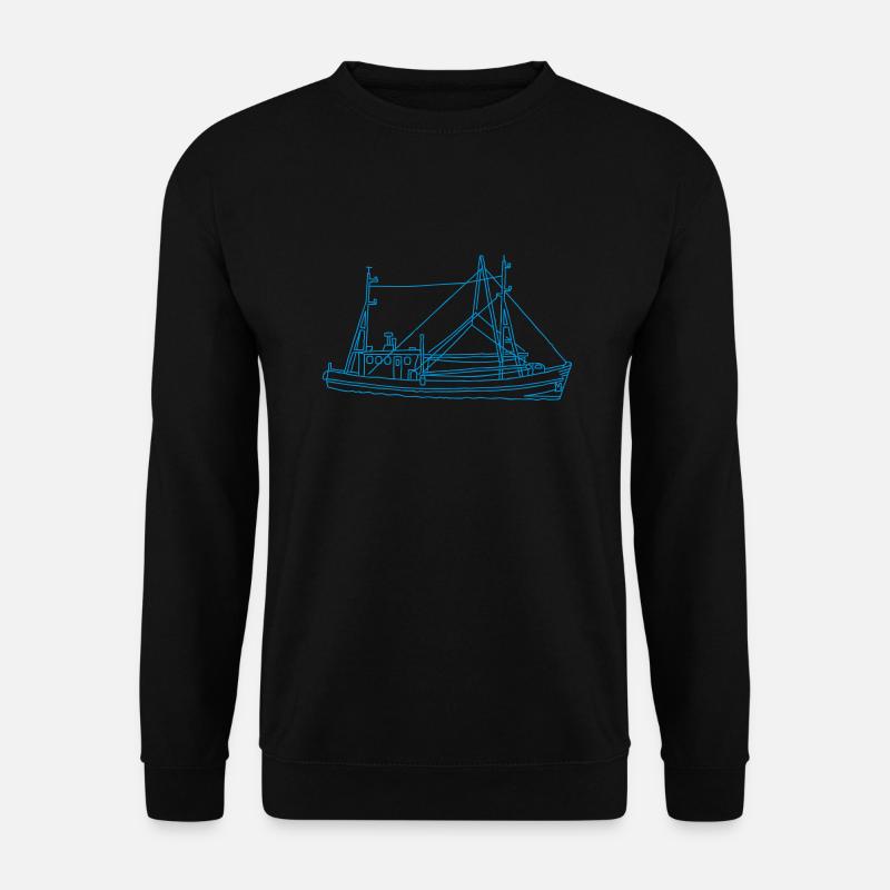 Fischerboot - Unisex Pullover - Schwarz