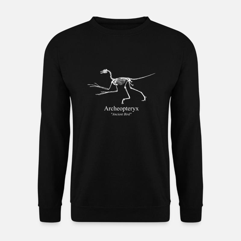 Archeopteryx weiss - Unisex Pullover - Schwarz