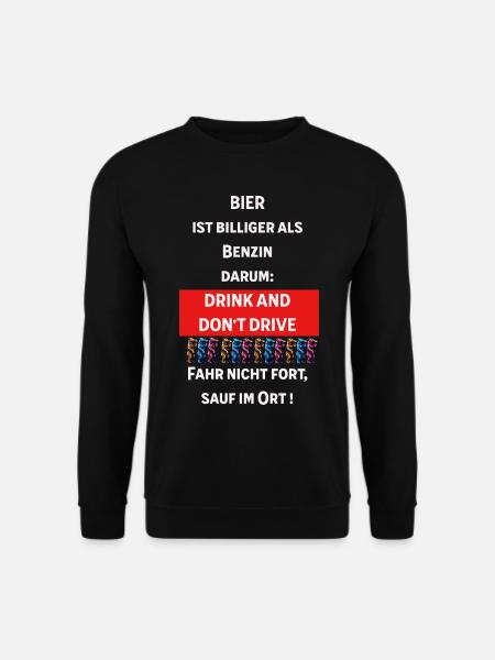 Party Shirt - Unisex Pullover - Schwarz