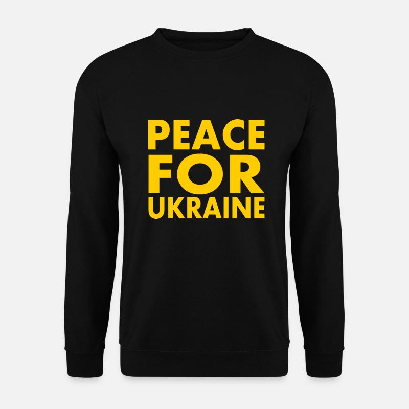 Peace for ukraine - Unisex Sweatshirt - black