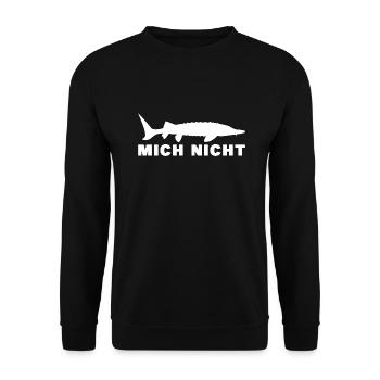 Stör Mich Nicht - Unisex Pullover - Schwarz - Vorne - Alina (178cm) & Michal (187cm)