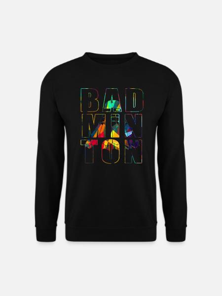 Badminton Federball - Unisex Pullover - Schwarz