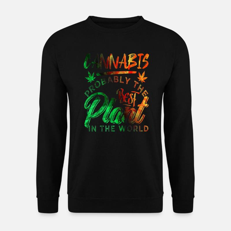 Cannabis Hemp Hashish Stoner - Unisex Sweatshirt - black