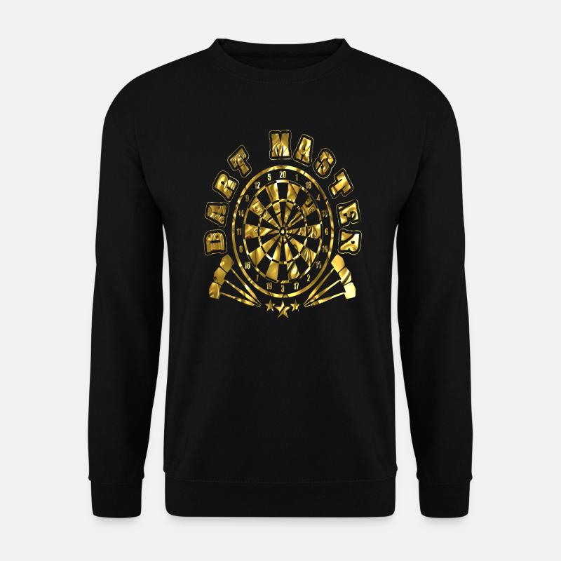 Dart Pfeil Darts - Unisex Pullover - Schwarz