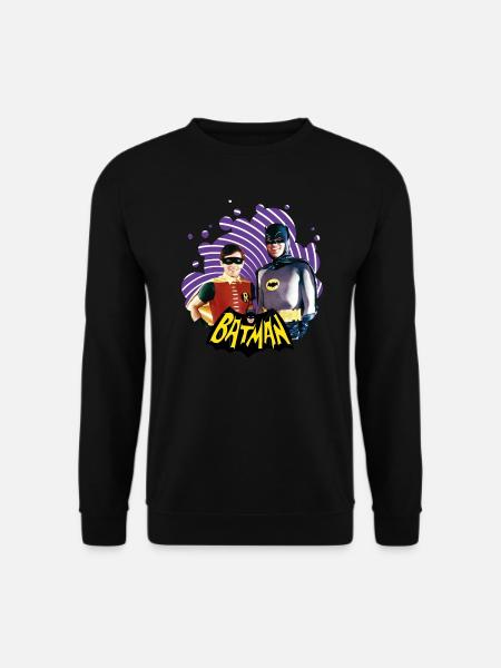 DC Comics Robin Retro Dynamisches Duo - Unisex Pullover - Schwarz