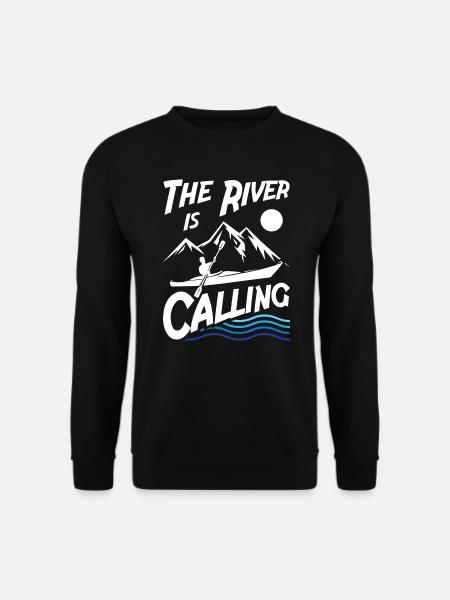The River is Calling - Unisex Sweatshirt - black
