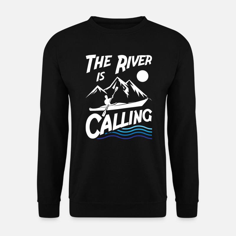 The River is Calling - Unisex Sweatshirt - black