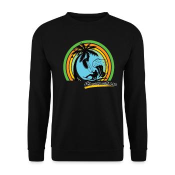 Kitesurf Kite Kitesurfer Sports nautiques - Sweat-shirt Unisexe - noir - Devant - Alina (178cm) & Michal (187cm)