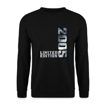 18 Years 18th Birthday Limited Edition 2005 - Unisex Sweatshirt - black - Front - Alina (178cm) & Michal (187cm)