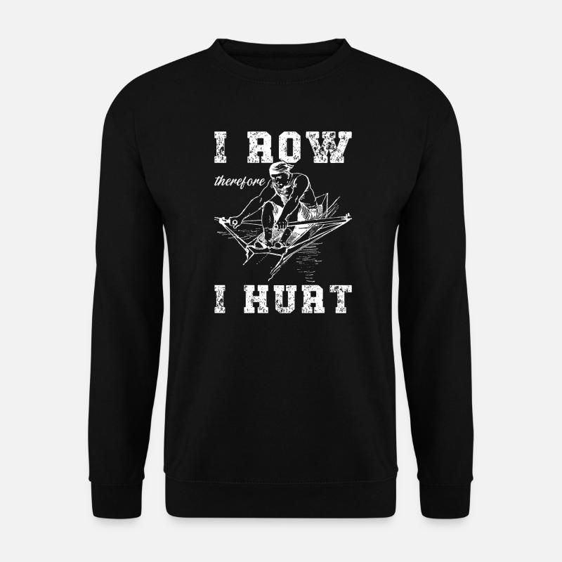Rowing Team Funny Rowing - Unisex Sweatshirt - black