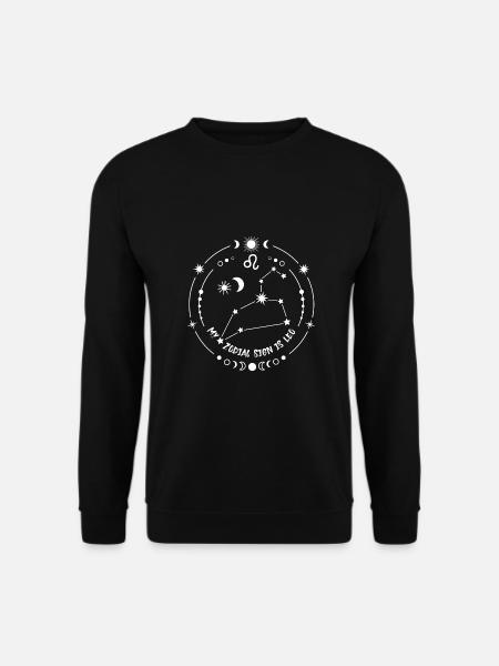 Sternzeichen Löwe - Unisex Pullover - Schwarz