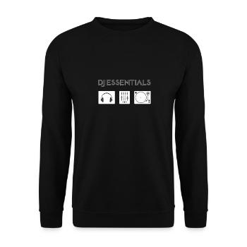 DJ Djing Gift Deejay Disc Jockey DJ Deejay - Unisex Sweatshirt - black - Front - Alina (178cm) & Michal (187cm)