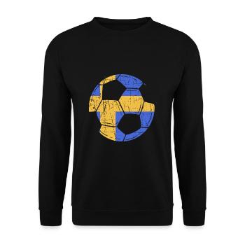 Schweden Schwedisch - Unisex Pullover - Schwarz - Vorne - Alina (178cm) & Michal (187cm)