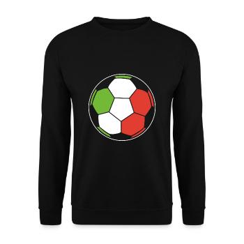 Italien Fußball - Unisex Pullover - Schwarz - Vorne - Alina (178cm) & Michal (187cm)