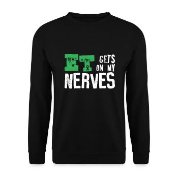 ET Awareness Essential Tremors - Unisex Sweatshirt - black - Front - Alina (178cm) & Michal (187cm)