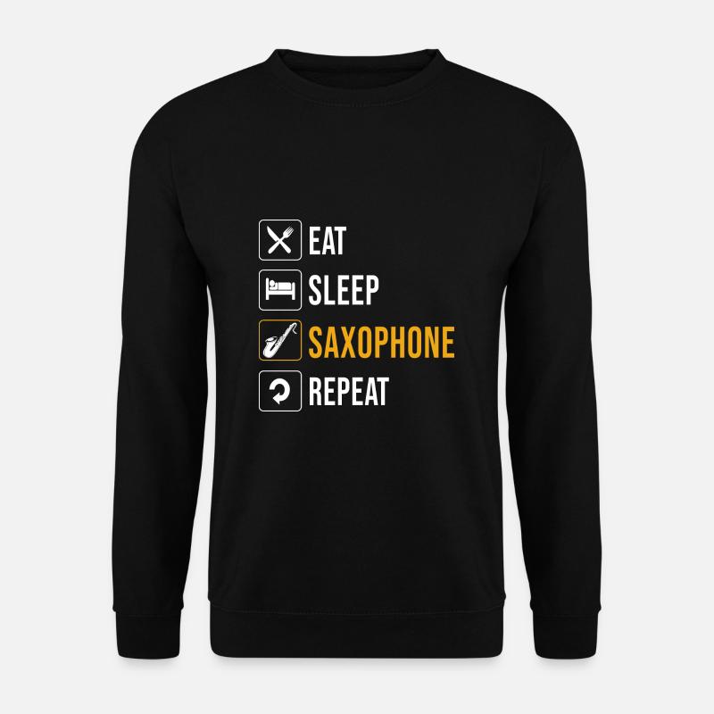 Saxophone Saxophonist - Unisex Sweatshirt - black