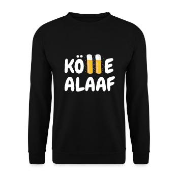 Kölle Alaaf Köln Kölsch Karneval Kölner Alkohol - Sweat-shirt Unisexe - noir - Devant - Alina (178cm) & Michal (187cm)