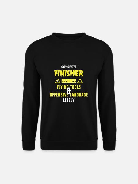 Concrete Concrete Paver Concrete Mixer - Unisex Sweatshirt - black
