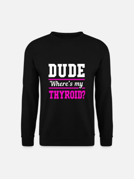 Thyroid cancer Thyroid cancer - Unisex Sweatshirt - black