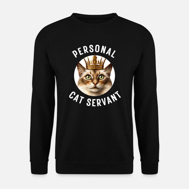 STAFF CAT SERVANT - Unisex Sweatshirt - black