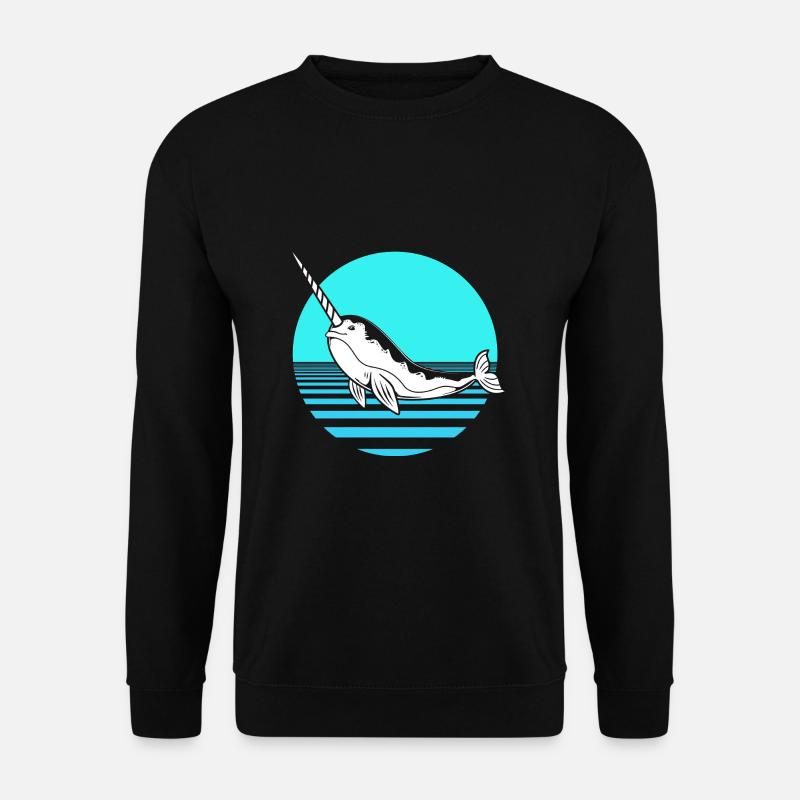 Narwhal - Unisex Sweatshirt - black