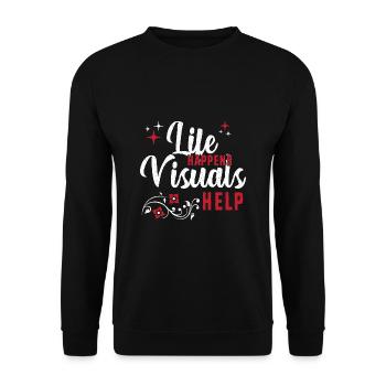 Behavioral Therapy, Behavior Therapy - Unisex Sweatshirt - black - Front - Alina (178cm) & Michal (187cm)