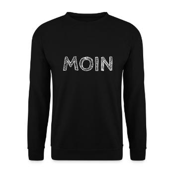 MOIN - Unisex Pullover - Schwarz - Vorne - Alina (178cm) & Michal (187cm)