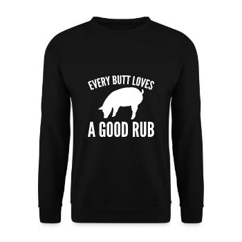 Barbecue - Sweat-shirt Unisexe - noir - Devant - Alina (178cm) & Michal (187cm)